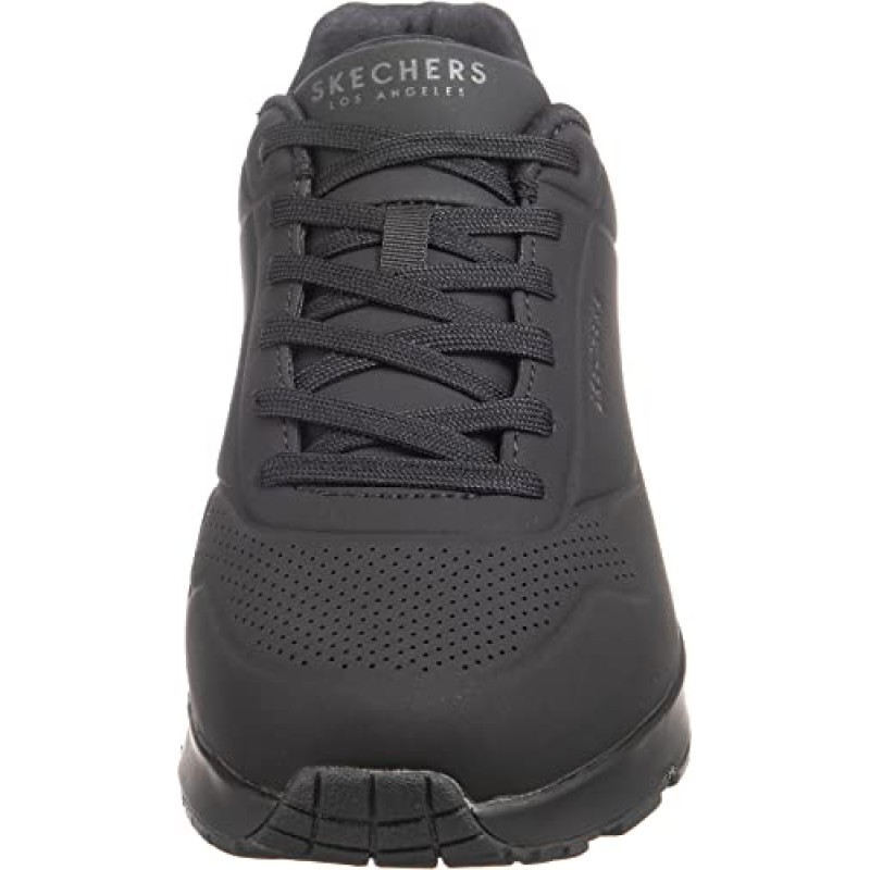 Skechers Uno Stand On Air, Scarpe da ginnastica Uomo, Black Durabuck Trim, 46 EU