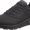 Skechers Uno Stand On Air, Scarpe da ginnastica Uomo, Black Durabuck Trim, 46 EU