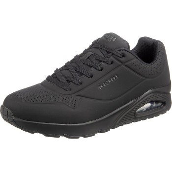 Skechers Uno Stand On Air, Scarpe da ginnastica Uomo, Black Durabuck Trim, 46 EU