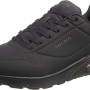 Skechers Uno Stand On Air, Scarpe da ginnastica Uomo, Black Durabuck Trim, 46 EU