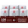 illy, Caffè in Capsule Iperespresso Arabica Selection Guatemala, 100% Arabica con Note di Cioccolato, Gusto Amaro e Intenso, 6 Confezioni da 18 (108 Capsule Totali)