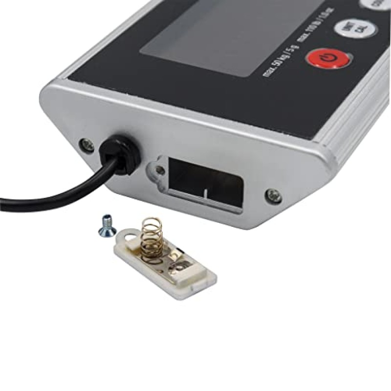 Bilancia per pacchi 50 Plus 50 kg/5 g incl. alimentatore di rete, argento/nero