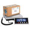 Bilancia per pacchi 50 Plus 50 kg/5 g incl. alimentatore di rete, argento/nero