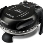 G3 Ferrari G1000610 Pizza Express Delizia, Forno Pizza, 1200 W, Termostato regolabile 400°C, Pizza fragrante in 5 minuti, Doppia resistenza riscaldante, Ricettario e Palette inclusi Nero - Nero