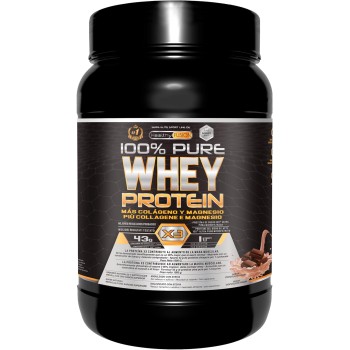 Healthy FUSION Whey protein 100% pura | Proteine whey + collagene + magnesio | Proteine del siero di latte isolate per lo sviluppo muscolare | Massa muscolare pulita | 1000 g (Cioccolato) Healthy FUSION Whey protein 100% pura | Proteine whey + collagene + magnesio | Proteine del siero di latte isolate per lo sviluppo muscolare | Massa muscolare pulita | 1000 g (Cioccolato)