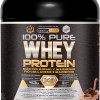 Healthy FUSION Whey protein 100% pura | Proteine whey + collagene + magnesio | Proteine del siero di latte isolate per lo sviluppo muscolare | Massa muscolare pulita | 1000 g (Cioccolato)