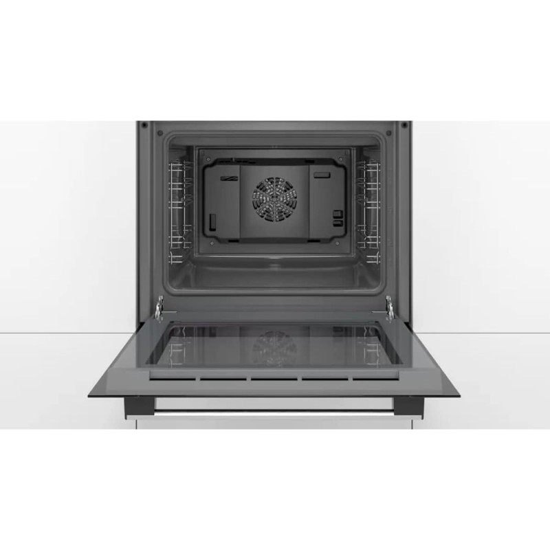 Bosch HBF011BR0 Serie 2, Forno da incasso, Aria Calda 3D: Cottura uniforme fino a 3 livelli, 3 manopole, Acciaio, Configurazione: A, 60 x 60 cm - Serie 2 Inox Bosch HBF011BR0 Serie 2, Forno da incasso, Aria Calda 3D: Cottura uniforme fino a 3 livelli, 3 manopole, Acciaio, Configurazione: A, 60 x 60 cm - Serie 2 Inox
