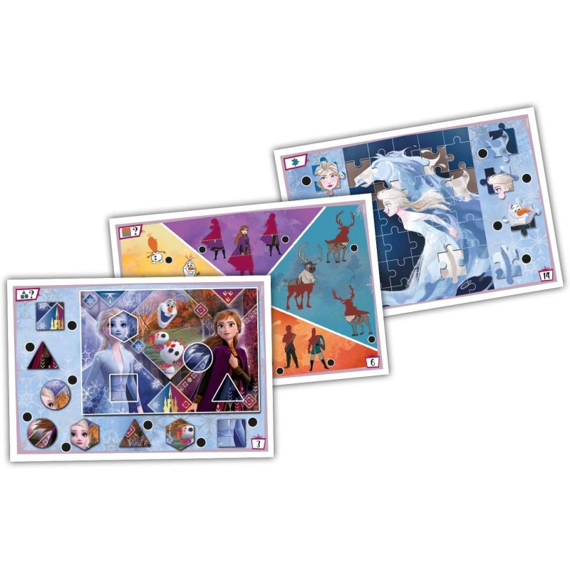 Clementoni - 16186 - Sapientino - Travel Quiz Disney Frozen 2, Penna interattiva, elettronico parlante, Gioco educativo Bambini 4 Anni, batterie Incluse (Versione in Italiano)