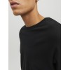 JACK & JONES Jjeorganic Basic Tee SS O-Neck Noos T-Shirt Uomo - XL Nero