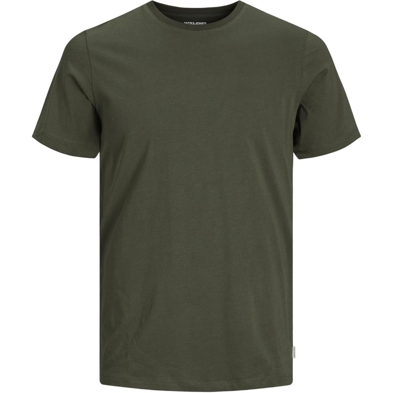 JACK & JONES Jjeorganic Basic Tee SS O-Neck Noos T-Shirt Uomo - L Verde (Olive Night Detail: Slim) JACK & JONES Jjeorganic Basic Tee SS O-Neck Noos T-Shirt Uomo - L Verde (Olive Night Detail: Slim)