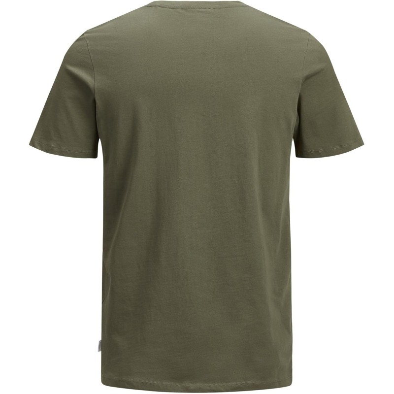 JACK & JONES Jjeorganic Basic Tee SS O-Neck Noos T-Shirt Uomo - L Verde (Olive Night Detail: Slim) JACK & JONES Jjeorganic Basic Tee SS O-Neck Noos T-Shirt Uomo - L Verde (Olive Night Detail: Slim)
