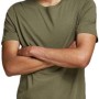 JACK & JONES Jjeorganic Basic Tee SS O-Neck Noos T-Shirt Uomo - L Verde (Olive Night Detail: Slim)