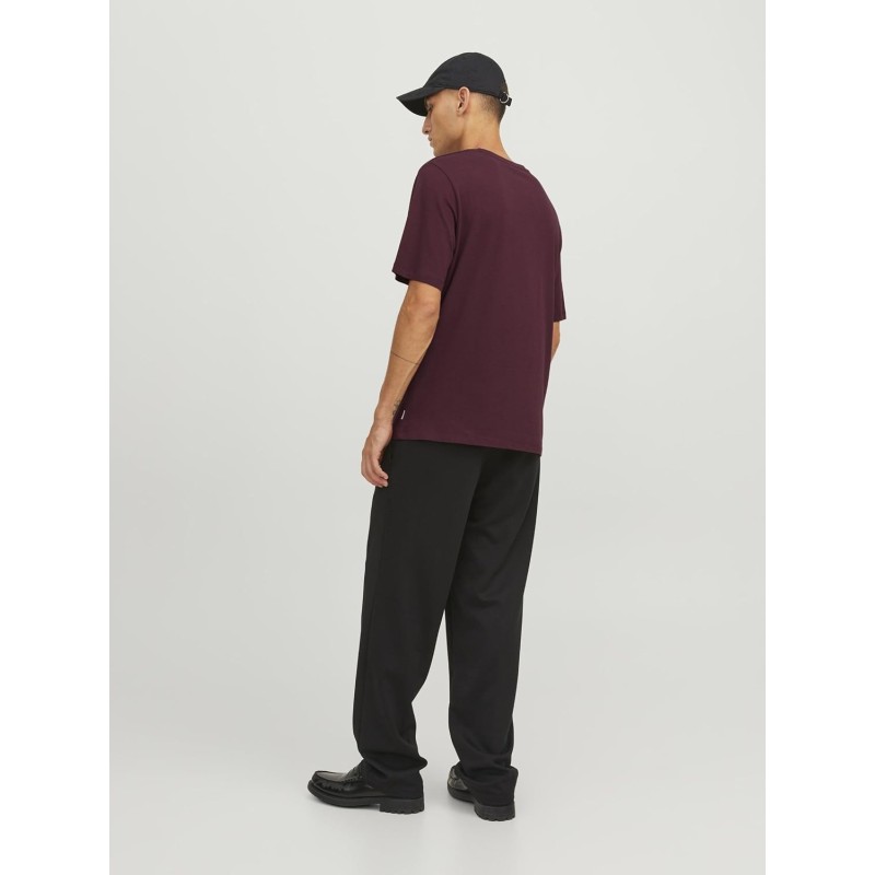JACK & JONES Jjeorganic Basic Tee SS O-Neck Noos T-Shirt Uomo - L Rosso (Port Royale Detail: Slim) JACK & JONES Jjeorganic Basic Tee SS O-Neck Noos T-Shirt Uomo - L Rosso (Port Royale Detail: Slim)