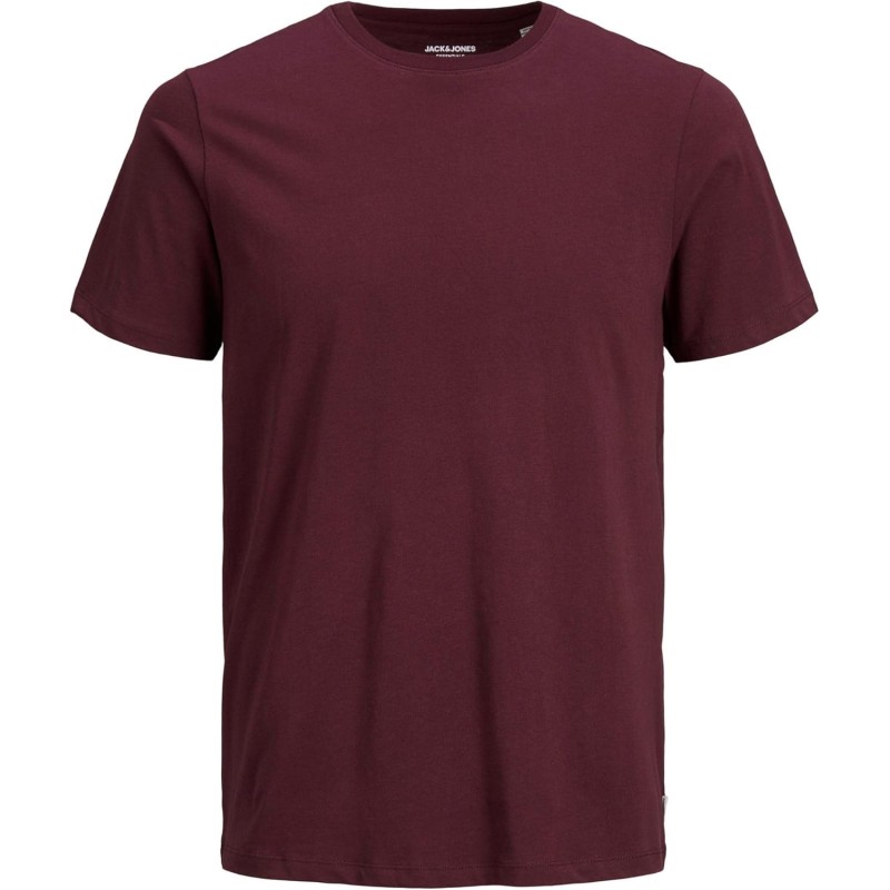 JACK & JONES Jjeorganic Basic Tee SS O-Neck Noos T-Shirt Uomo - L Rosso (Port Royale Detail: Slim) JACK & JONES Jjeorganic Basic Tee SS O-Neck Noos T-Shirt Uomo - L Rosso (Port Royale Detail: Slim)