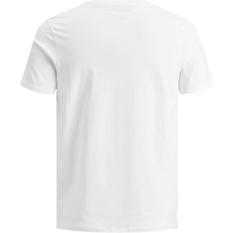 JACK & JONES Jjeorganic Basic Tee SS O-Neck Noos T-Shirt Uomo - XL Bianco JACK & JONES Jjeorganic Basic Tee SS O-Neck Noos T-Shirt Uomo - XL Bianco