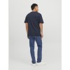 JACK & JONES Jjeorganic Basic Tee SS O-Neck Noos T-Shirt Uomo - XXL Blu (Navy Blazer)