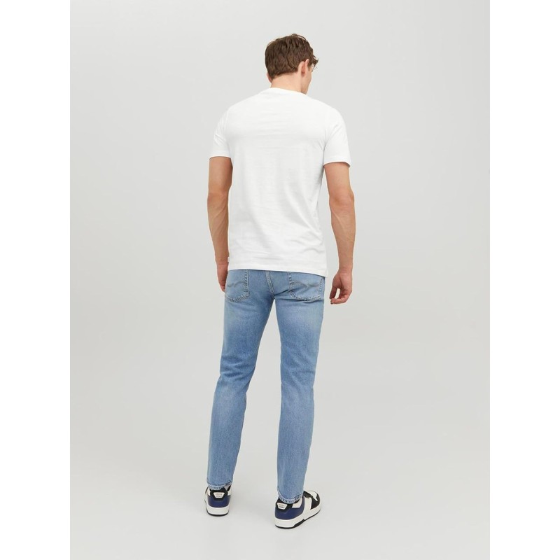 JACK & JONES Jjeorganic Basic Tee SS O-Neck Noos T-Shirt Uomo - S Bianco JACK & JONES Jjeorganic Basic Tee SS O-Neck Noos T-Shirt Uomo - S Bianco