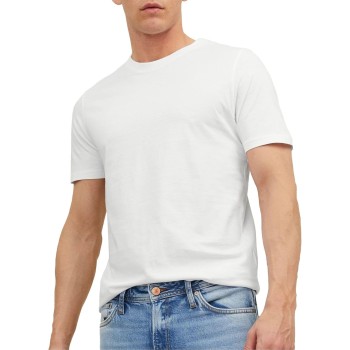 JACK & JONES Jjeorganic Basic Tee SS O-Neck Noos T-Shirt Uomo - S Bianco