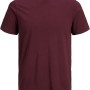JACK & JONES Jjeorganic Basic Tee SS O-Neck Noos T-Shirt Uomo - M Rosso (Port Royale Detail: Slim)