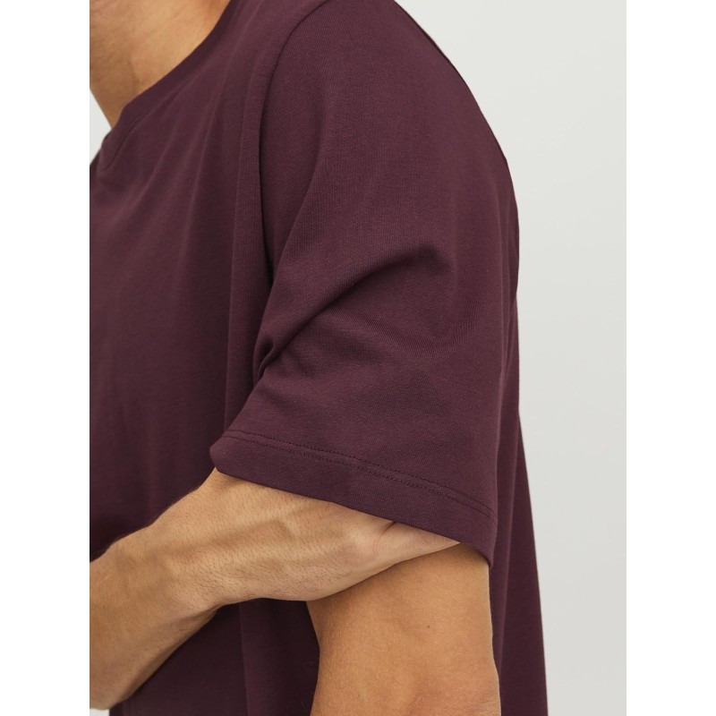 JACK & JONES Jjeorganic Basic Tee SS O-Neck Noos T-Shirt Uomo - XL Rosso (Port Royale Detail: Slim) JACK & JONES Jjeorganic Basic Tee SS O-Neck Noos T-Shirt Uomo - XL Rosso (Port Royale Detail: Slim)