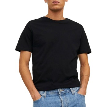 JACK & JONES Jjeorganic Basic Tee SS O-Neck Noos T-Shirt Uomo - M Nero