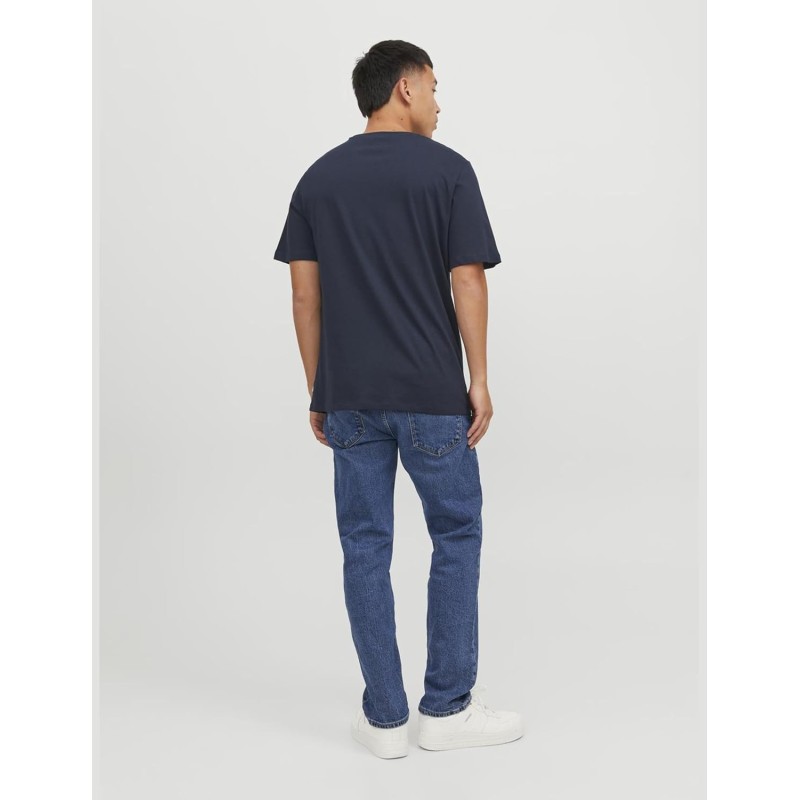 JACK & JONES Jjeorganic Basic Tee SS O-Neck Noos T-Shirt Uomo - L Marina JACK & JONES Jjeorganic Basic Tee SS O-Neck Noos T-Shirt Uomo - L Marina