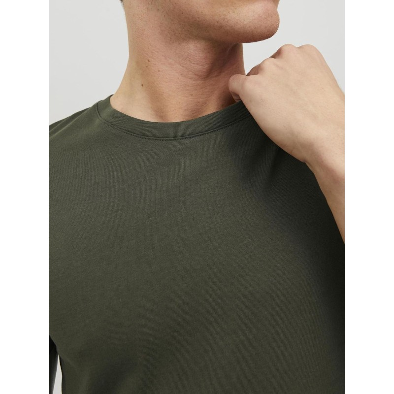 JACK & JONES Jjeorganic Basic Tee SS O-Neck Noos T-Shirt Uomo - S Verde (Olive Night Detail: Slim) JACK & JONES Jjeorganic Basic Tee SS O-Neck Noos T-Shirt Uomo - S Verde (Olive Night Detail: Slim)