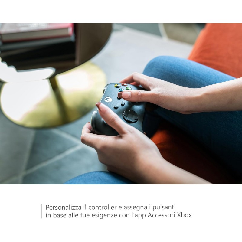 Xbox Controller Wireless, Carbon Black - per Xbox One, Xbox Series X|S, Windows 10/11, Android, iOS - Carbon Black