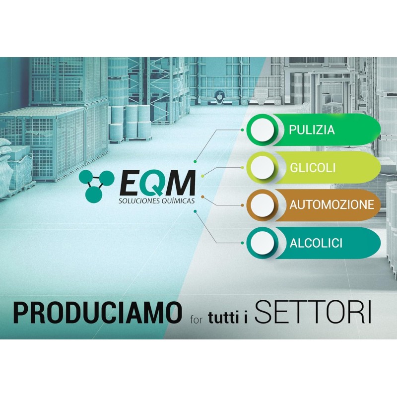 EQM - ECO-111B - Sgrassatore Neutro per Biciclette - 5L - Adatto per qualsiasi materiale (Alluminio, titanio, acciaio, anodizzato…) - Sgrassatore per catene - 5 l (Confezione da 1)