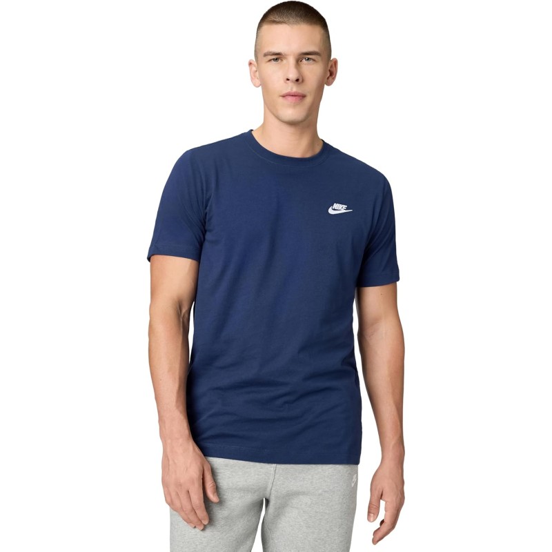 Nike M NSW Club Tee Maglietta Uomo (Pacco da 1) - S Blu Nike M NSW Club Tee Maglietta Uomo (Pacco da 1) - S Blu