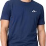 Nike M NSW Club Tee Maglietta Uomo (Pacco da 1) - S Blu