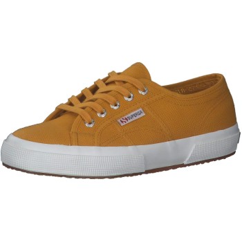 SUPERGA 2750 Faux Lizard, Scarpe con Lacci Unisex-Adulto - 48 EU Giallo Yellow Golden