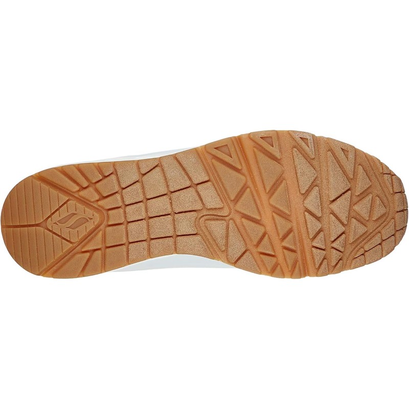 Skechers Uno Stand On Air, Scarpe da Ginnastica Uomo - 41 EU White Durabuck Navy Red Trim Skechers Uno Stand On Air, Scarpe da Ginnastica Uomo - 41 EU White Durabuck Navy Red Trim