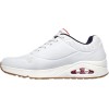 Skechers Uno Stand On Air, Scarpe da Ginnastica Uomo - 42.5 EU White Durabuck Navy Red Trim Skechers Uno Stand On Air, Scarpe da Ginnastica Uomo - 42.5 EU White Durabuck Navy Red Trim