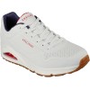Skechers Uno Stand On Air, Scarpe da Ginnastica Uomo - 39.5 EU White Durabuck Navy Red Trim Skechers Uno Stand On Air, Scarpe da Ginnastica Uomo - 39.5 EU White Durabuck Navy Red Trim