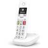 Gigaset E290, Telefono Portatile con Suonerie Forti, Numeri Grandi e Audio Potenziato, Tasti di Chiamata Rapida, Vivavoce con Volume Regolabile, Bianco [Versione Italiana] - Bianco