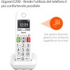 Gigaset E290, Telefono Portatile con Suonerie Forti, Numeri Grandi e Audio Potenziato, Tasti di Chiamata Rapida, Vivavoce con Volume Regolabile, Bianco [Versione Italiana] - Bianco