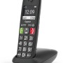 Gigaset E290, Telefono Portatile con Suonerie Forti, Numeri Grandi e Audio Potenziato, Tasti di Chiamata Rapida, Vivavoce con Volume Regolabile, Nero [Versione Italiana] - Nero