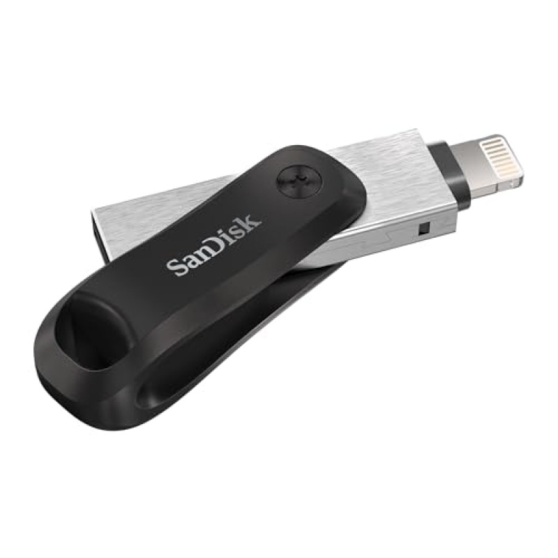SanDisk 128GB iXpand Flash Drive Go with Lightning and USB 3.0 connectors, for iPhone/iPad, PC and Mac - 128 GB