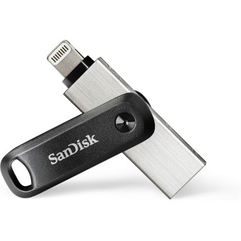 SanDisk 128GB iXpand Flash Drive Go with Lightning and USB 3.0 connectors, for iPhone/iPad, PC and Mac - 128 GB