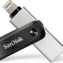 SanDisk 128GB iXpand Flash Drive Go with Lightning and USB 3.0 connectors, for iPhone/iPad, PC and Mac - 128 GB