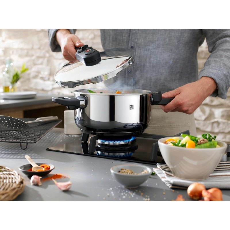 ZWILLING EcoQuick II Pentola a Pressione 22 cm, 6L