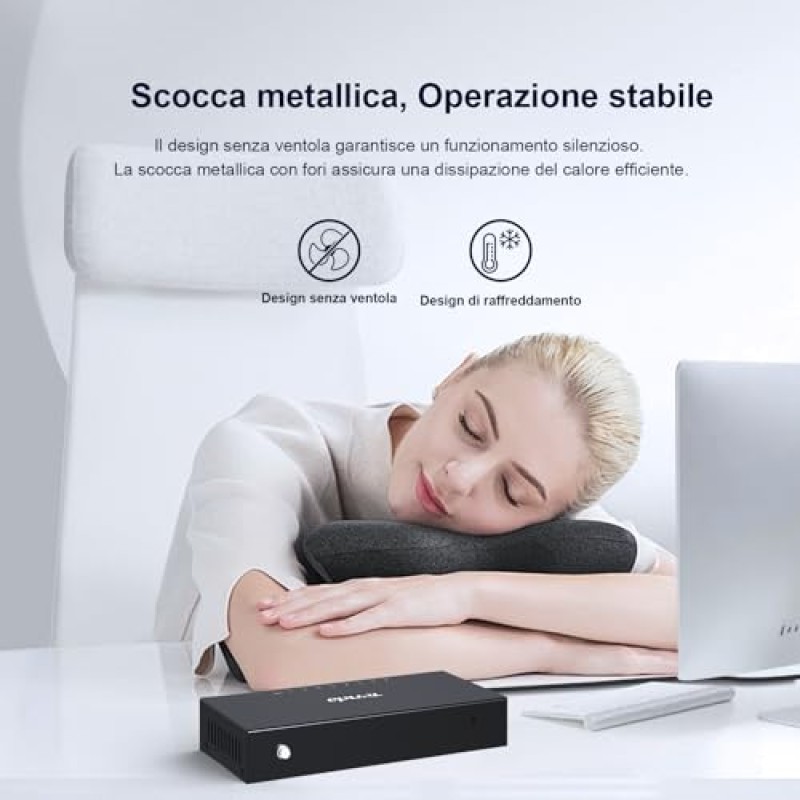 Tenda Switch Ethernet 8 Porte Gigabit Unmanaged TEG1008M, Switch Gigabit 10/100/1000 Mbps, IGMP Snooping, 802.1p/DSCP QoS, Hub Ethernet, Montaggio Desktop o a Parete, Plug & Play, Guscio di Metallo - Gigabit