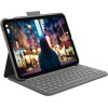 Logitech per iPad (10ª generazione) Custodia con tastiera | Slim Folio con tastiera wireless integrata (grafite) - US International Layout Logitech per iPad (10ª generazione) Custodia con tastiera | Slim Folio con tastiera wireless integrata (grafite) - US International Layout