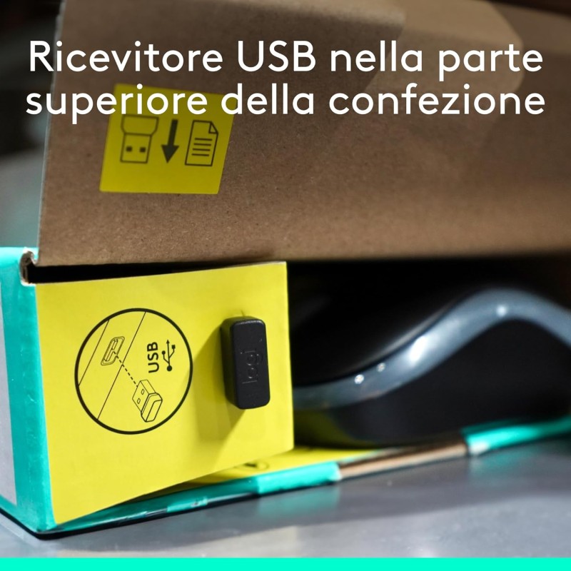 Logitech MK295 Silent Wireless Combo tastiera e mouse con tecnologia SilentTouch, tastierino numerico, tracciamento ottico avanzato, wireless senza ritardi, 90% di rumore in meno - Grafite Logitech MK295 Silent Wireless Combo tastiera e mouse con tecnologia SilentTouch, tastierino numerico, tracciamento ottico avanzato, wireless senza ritardi, 90% di rumore in meno - Grafite