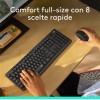 Logitech MK295 Silent Wireless Combo tastiera e mouse con tecnologia SilentTouch, tastierino numerico, tracciamento ottico avanzato, wireless senza ritardi, 90% di rumore in meno - Grafite Logitech MK295 Silent Wireless Combo tastiera e mouse con tecnologia SilentTouch, tastierino numerico, tracciamento ottico avanzato, wireless senza ritardi, 90% di rumore in meno - Grafite