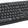 Logitech MK295 Silent Wireless Combo tastiera e mouse con tecnologia SilentTouch, tastierino numerico, tracciamento ottico avanzato, wireless senza ritardi, 90% di rumore in meno - Grafite