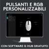 Logitech G G203 LIGHTSYNC Mouse Gaming con Illuminazione RGB, Personalizzabile, 6 Pulsanti Programmabili, Sensore per Gaming, Tracciamento a 8.000 DPI, Peso Ridotto - Nero