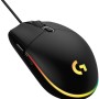 Logitech G G203 LIGHTSYNC Mouse Gaming con Illuminazione RGB, Personalizzabile, 6 Pulsanti Programmabili, Sensore per Gaming, Tracciamento a 8.000 DPI, Peso Ridotto - Nero