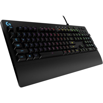 Logitech G213 Prodigy Tastiera Gaming Cablata, LIGHTSYNC RGB, Tasti Retroilluminati, Resistente Agli Schizzi, Tasti Personalizzabili, Controlli Dedicati Multimediali, QWERTY Layout Italiano, Nero